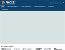 Tablet Screenshot of isafp.com.ar